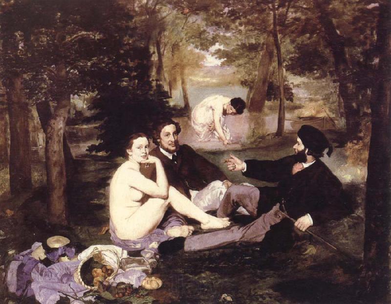 Edouard Manet le dejeuner sur l herbe
